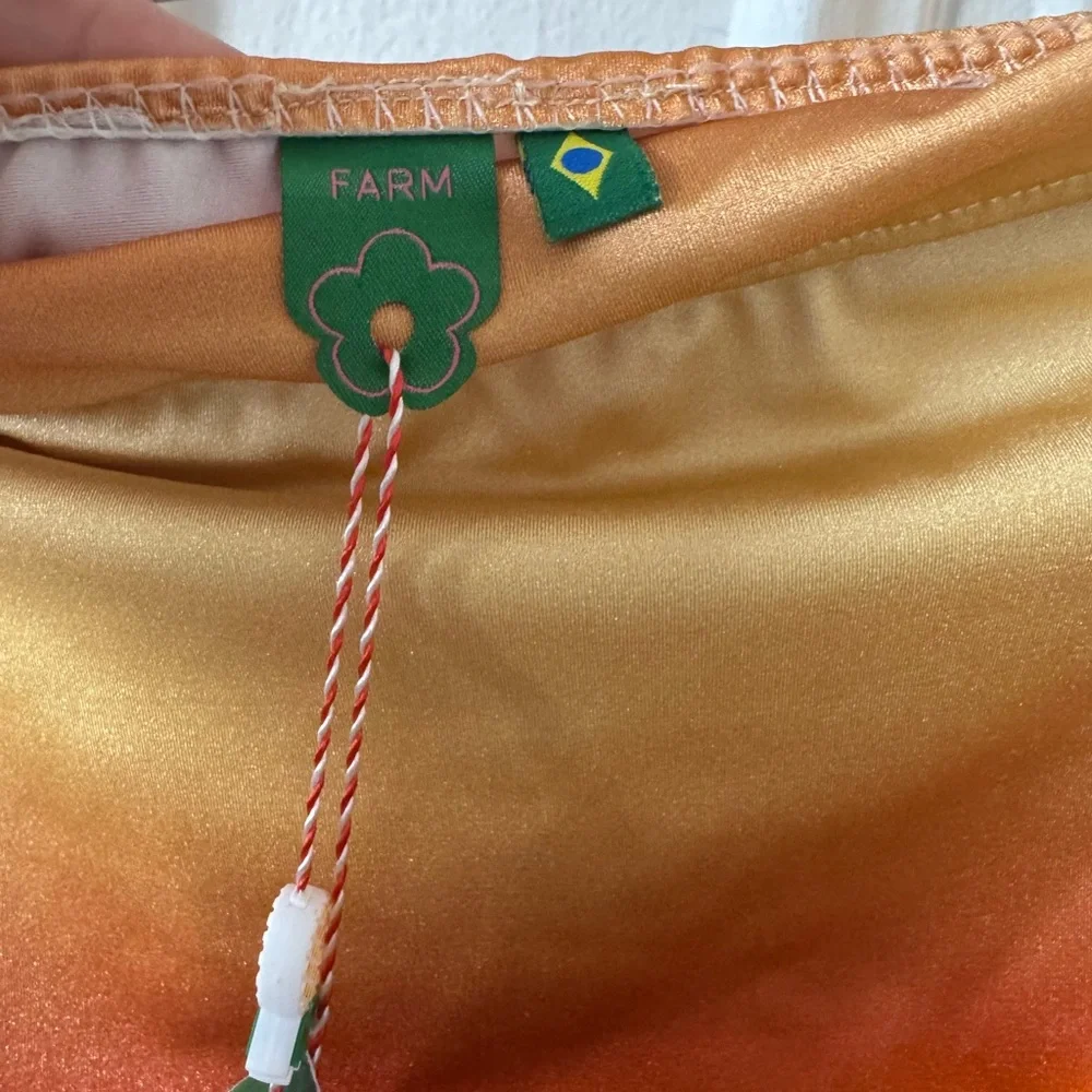 FARM Rio Sunset Gradient Tube Top - Picture 4 of 6